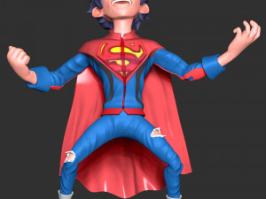 Super Boy Fan Art 3D Print Model