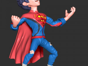 Super Boy Fan Art 3D Print Model