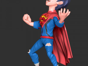 Super Boy Fan Art 3D Print Model