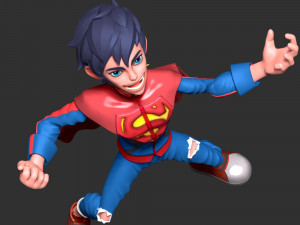 Super Boy Fan Art 3D Print Model