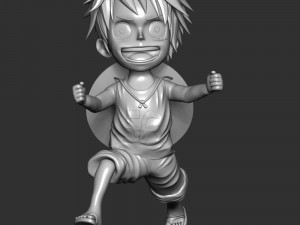 One Piece - Kid Luffy 3D printmodel