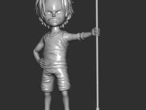 One Piece - Kid Ace 3D Print Model