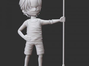 One Piece - Kid Ace 3D Print Model