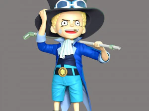 One Piece - Kid Sabo 3D Print Model