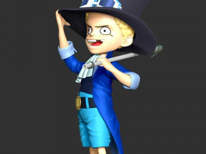 One Piece - Kid Sabo 3D Print Model