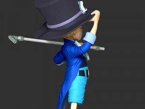 One Piece - Kid Sabo 3D Print Model