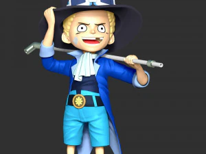 One Piece - Kid Sabo 3D Print Model