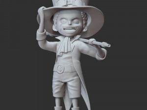 One Piece - Kid Sabo Modèles 3D en vedette