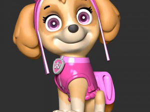 Skye - Paw Patrol 3D Print Model