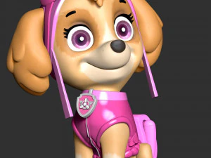 Skye - Paw Patrol 3D Print Model