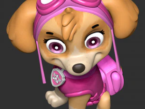 Skye - Paw Patrol 3D Print Model