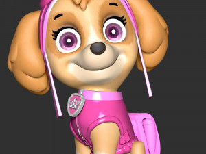 Skye - Paw Patrol 3D 打印模型