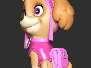 Skye - Paw Patrol 3D Print Model