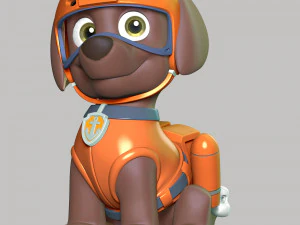 Zuma - Paw Patrol 3D Print Model