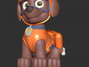 Zuma - Paw Patrol 3D Print Model