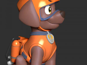 Zuma - Paw Patrol 3D Print Model
