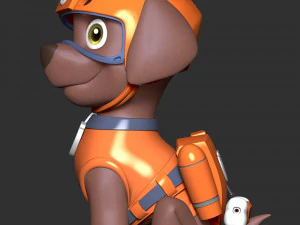 Zuma - Paw Patrol 3D Print Model