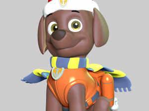 Zuma Christmas - Paw Patrol 3D Принт Модель