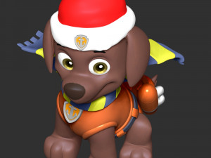 Zuma Christmas - Paw Patrol 3D-Druckmodell