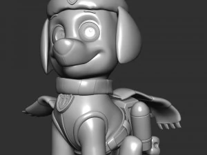 Zuma Christmas - Paw Patrol 3D Print Model
