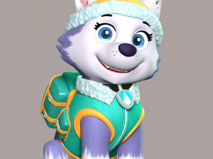 Everest &ndash; Paw Patrol 3D Druckmodell