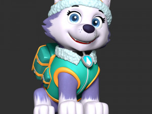 Everest - Paw Patrol 3D Baskı Modeli