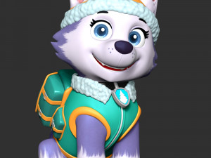 Everest - Paw Patrol 3D Baskı Modeli