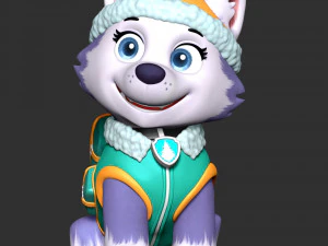 Everest - Paw Patrol 3D Print Model