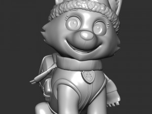 Everest Christmas - Paw Patrol 3D Print Model