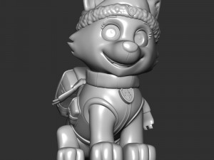 Everest Christmas - Paw Patrol 3D Print Model