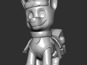 Chase Christmas - Paw Patrol 3Dプリントモデル