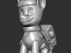 Chase Christmas - Paw Patrol 3Dプリントモデル