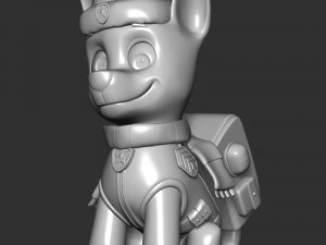 Chase Christmas - Paw Patrol 3D Print Model