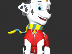 Marshall Christmas - Paw Patrol Model Cetak 3D