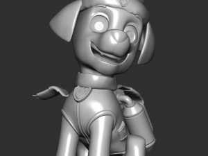 Marshall Christmas - Paw Patrol Model Cetak 3D
