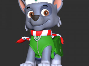 Rocky Christmas - Paw Patrol Modelo de Impressão 3D