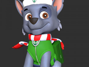 Rocky Christmas - Paw Patrol Modelo de Impressão 3D