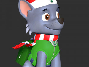 Rocky Christmas - Paw Patrol Modelo de Impressão 3D