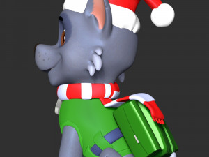 Rocky Christmas - Paw Patrol Modelo de Impressão 3D