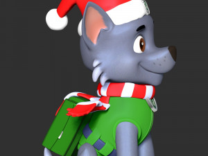 Rocky Christmas - Paw Patrol Modelo de Impressão 3D