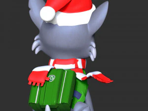Rocky Christmas - Paw Patrol 3D Print Model