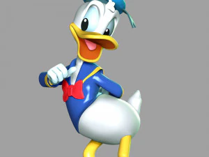Donald Duck 3D Druckmodell