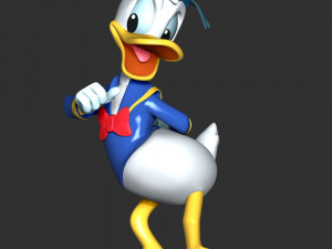 Donald Duck 3D-printmodel