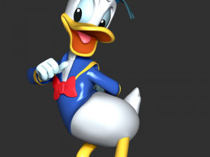 Donald Duck 3D-printmodel