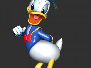 Donald Duck 3D-printmodel