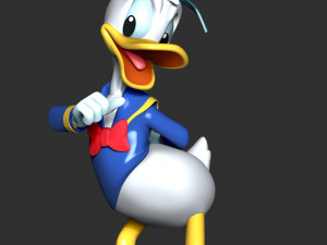 Donald Duck 3D-printmodel