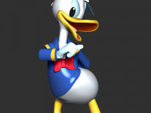 Donald Duck 3D-printmodel