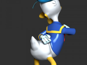 Donald Duck 3D-printmodel