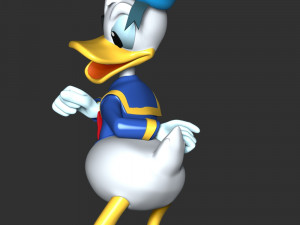 Donald Duck 3D-printmodel