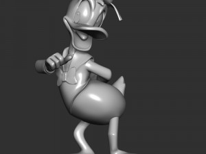 Donald Duck 3D-printmodel